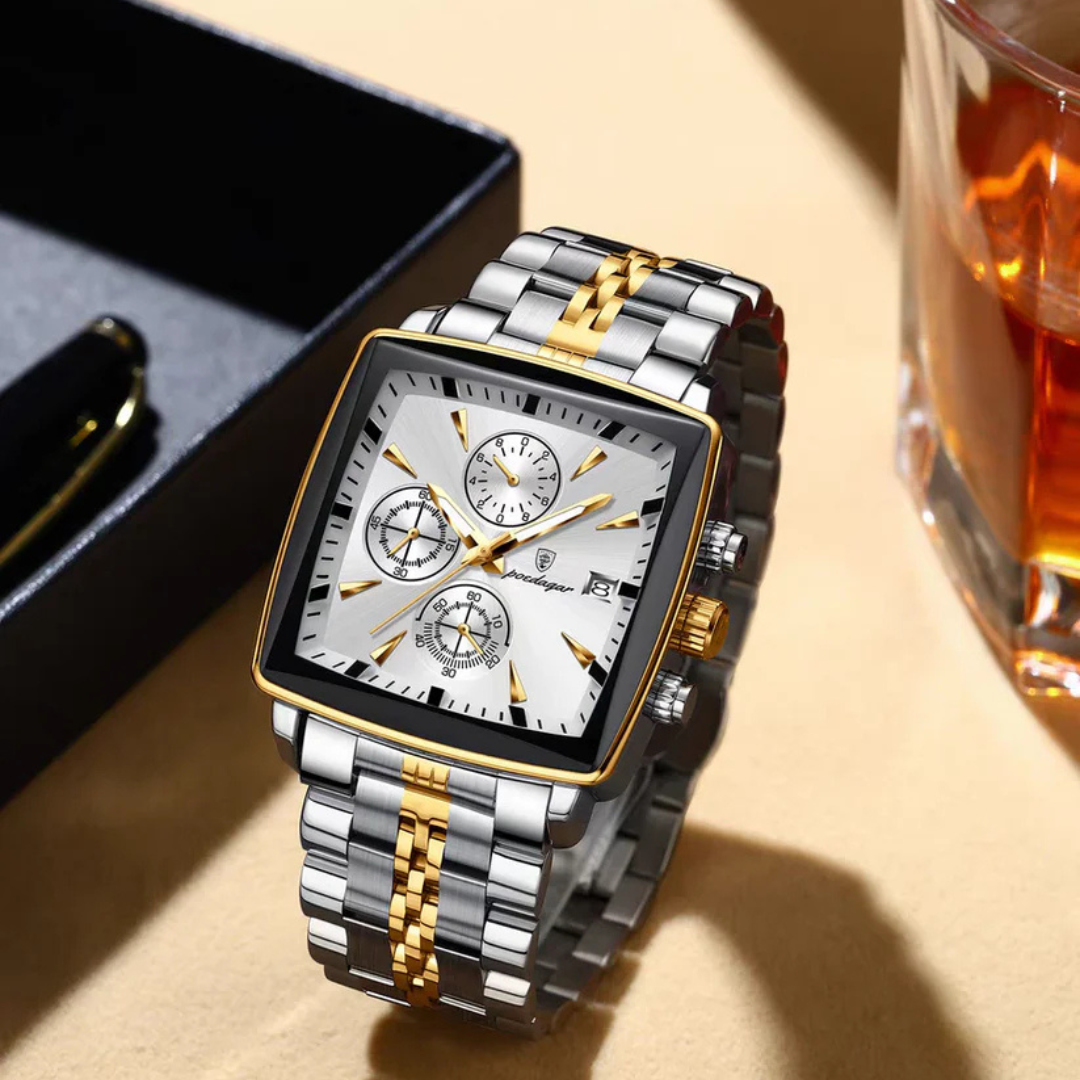 Sleek Comfort Luxury Square Men's Watch