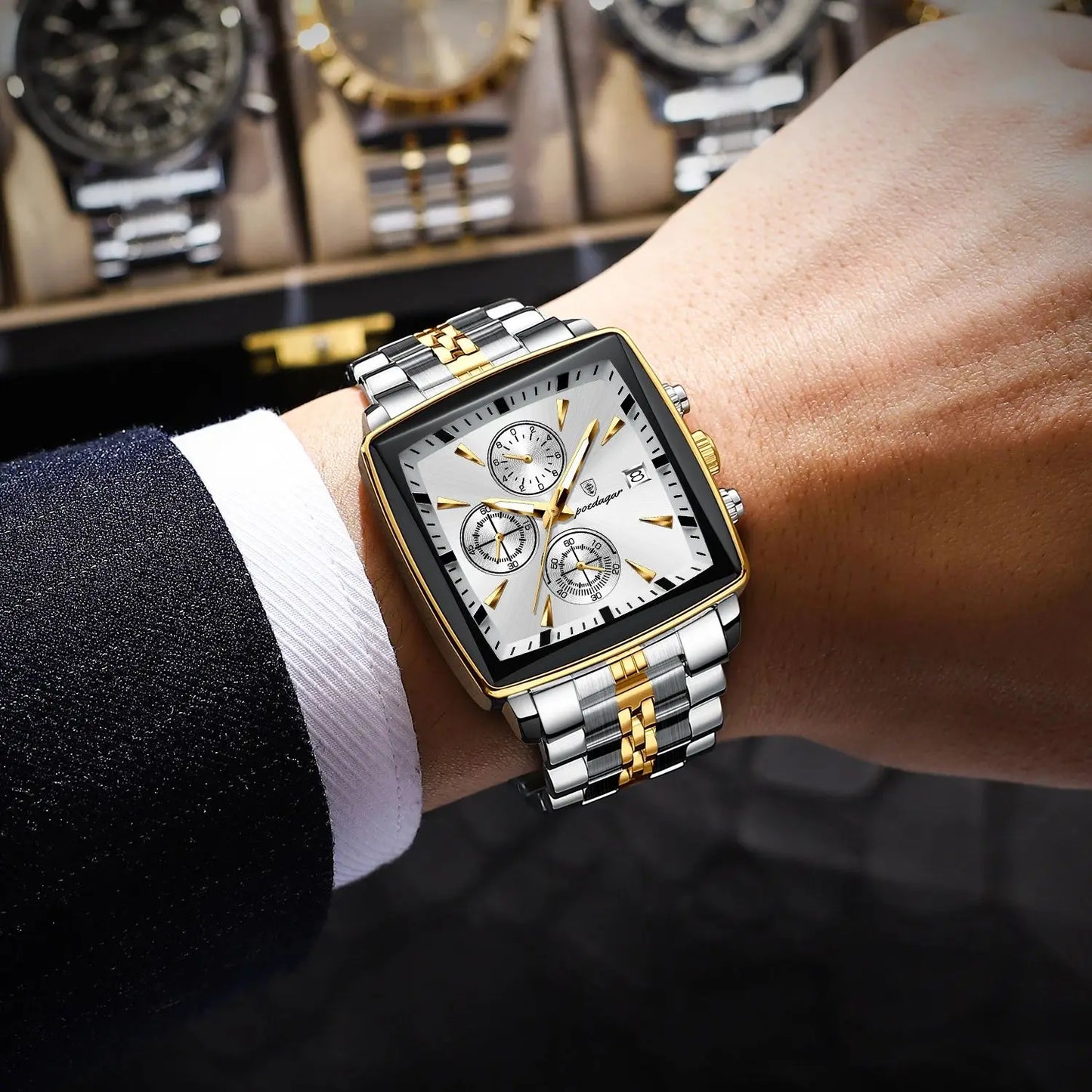 Sleek Comfort Luxury Square Men's Watch