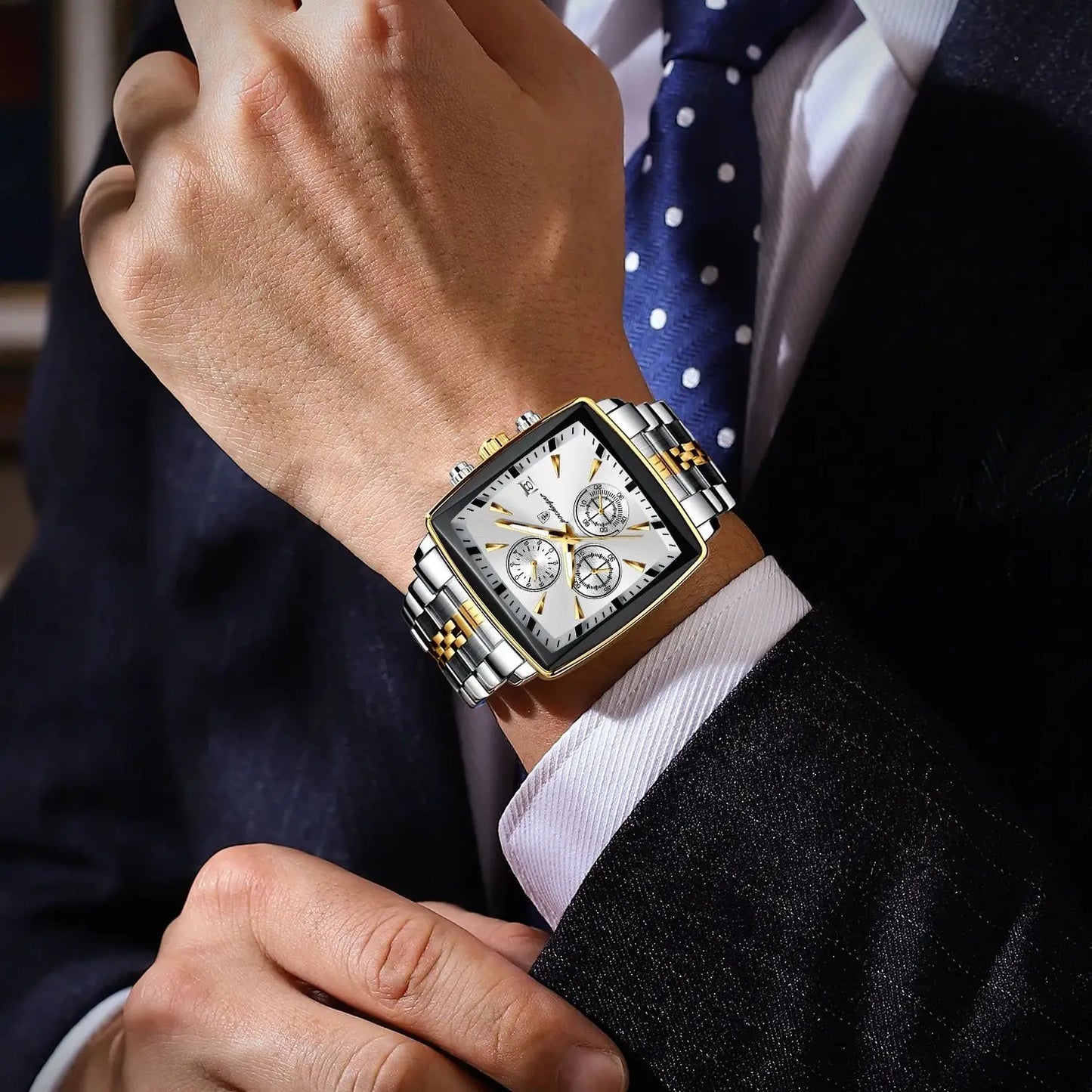 Sleek Comfort Luxury Square Men's Watch
