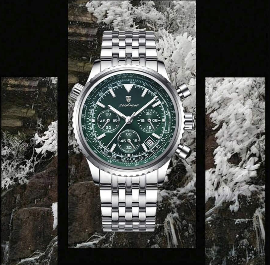 Luxury Military Men's Watch With Elite Timekeeping Accuracy