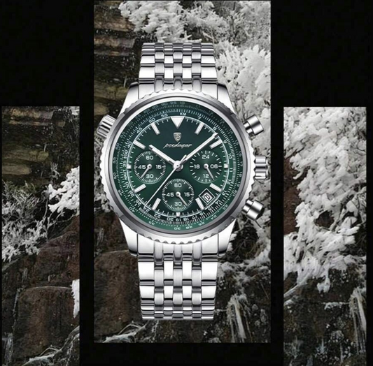 Luxury Military Men's Watch With Elite Timekeeping Accuracy