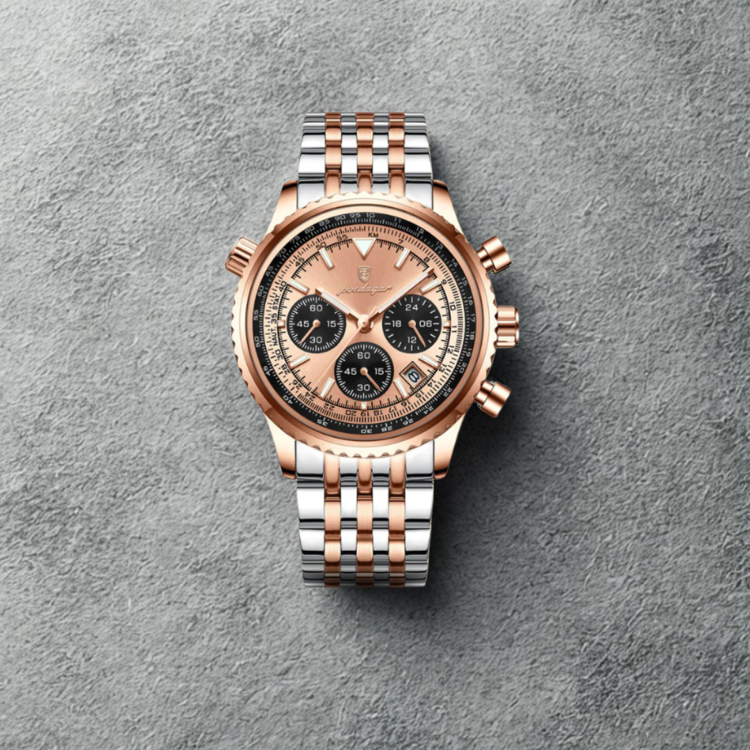 Luxury Military Men's Watch With Elite Timekeeping Accuracy