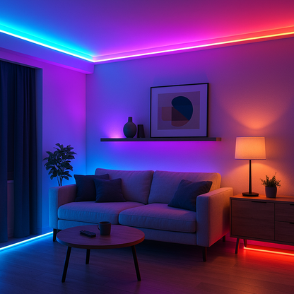 Flexible RGB LED App Controlled Strip Lighting