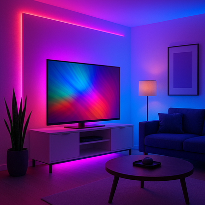 Flexible RGB LED App Controlled Strip Lighting