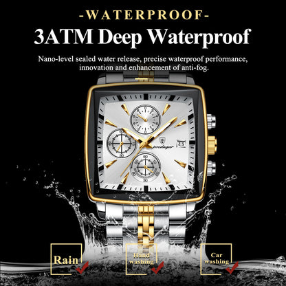 Sleek Comfort Luxury Square Men's Watch