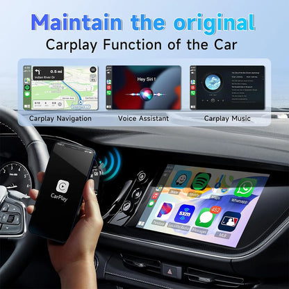 Phoebus Link 2 in 1 Mini Carplay Wireless Adapter seamless integration Android Auto For Apple USB Type-C Dongle in Universal car