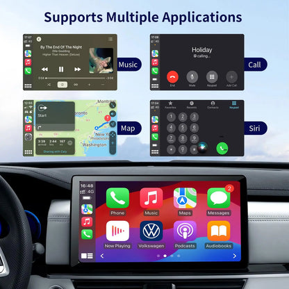 Phoebus Link 2 in 1 Mini Carplay Wireless Adapter seamless integration Android Auto For Apple USB Type-C Dongle in Universal car