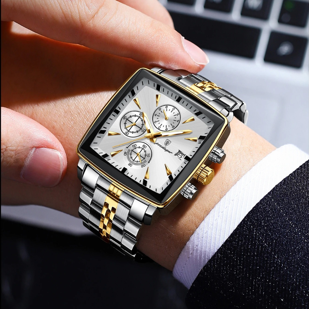 Sleek Comfort Luxury Square Men's Watch