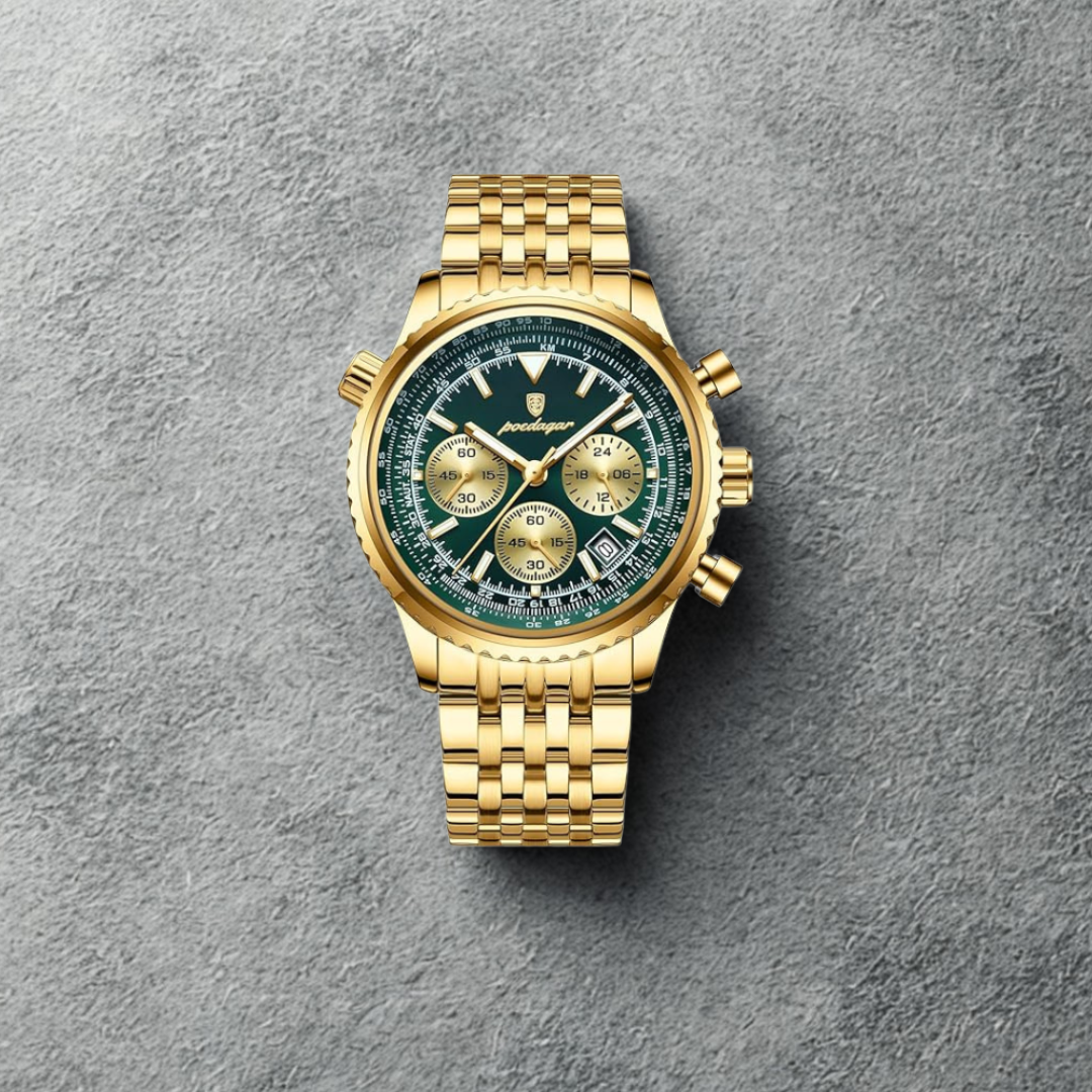 Luxury Military Men's Watch With Elite Timekeeping Accuracy