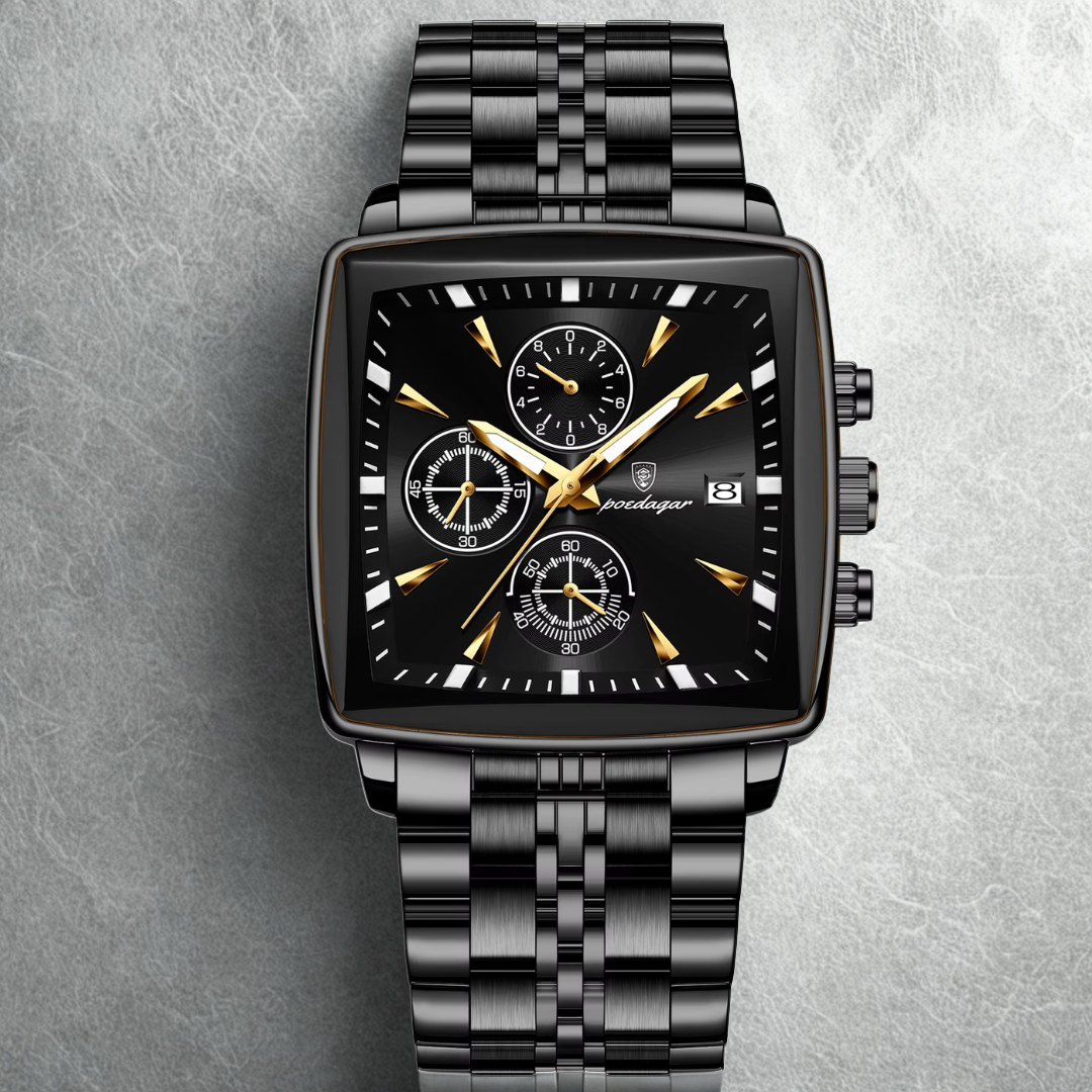 Sleek Comfort Luxury Square Men's Watch