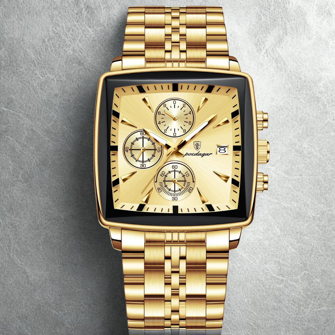 Sleek Comfort Luxury Square Men's Watch