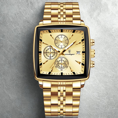 Sleek Comfort Luxury Square Men's Watch